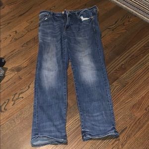 American Eagle dark blue jeans